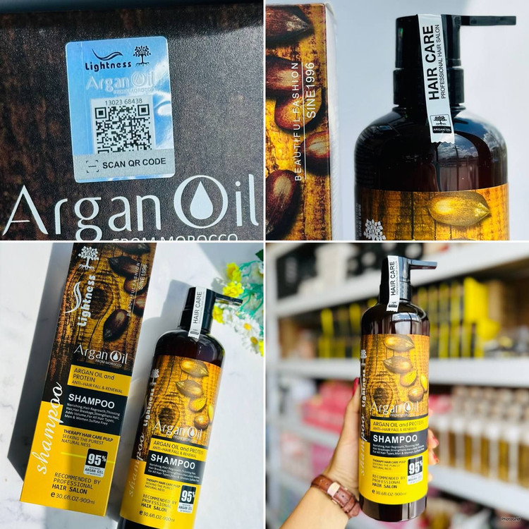 شامپو آرگان حاوی روغن آرگان 💛