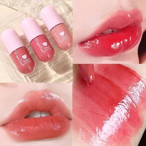 رژ کپسولی مایع براق برند دراگون رانی 💄