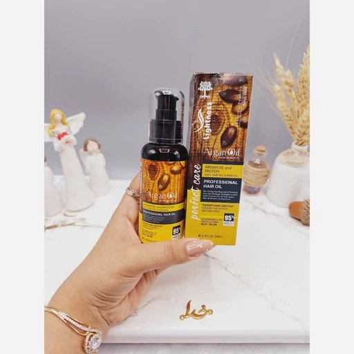 روغن مو آرگان تغذیه کننده مراکشی ساخت اسلواکی لایتنس 100میل😎