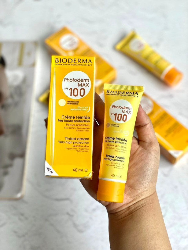 ضد آفتاب بیودرما 100 رنگی ☀️
